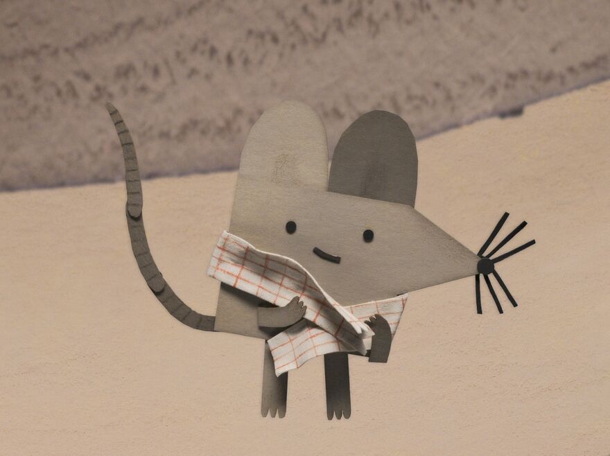 Animated still of a cute mouse