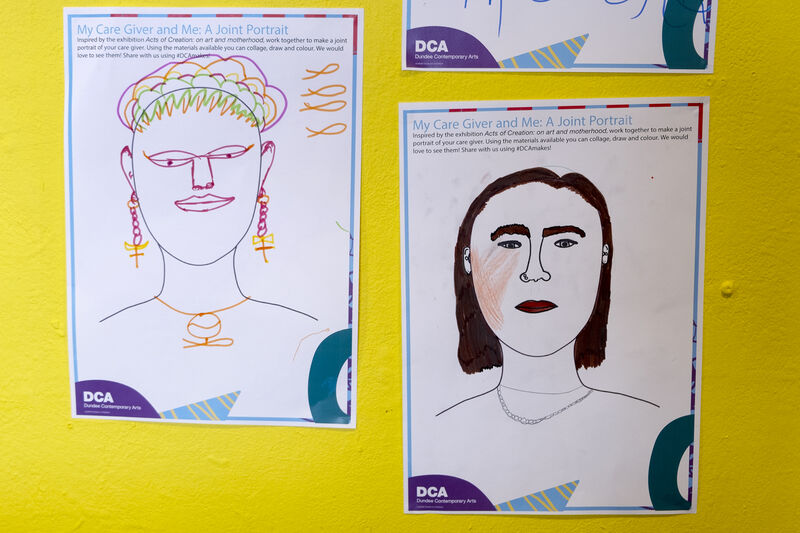 Care giver portraits in DCA Create Space