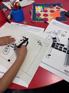 Discovery activity sheet and picture from a short film