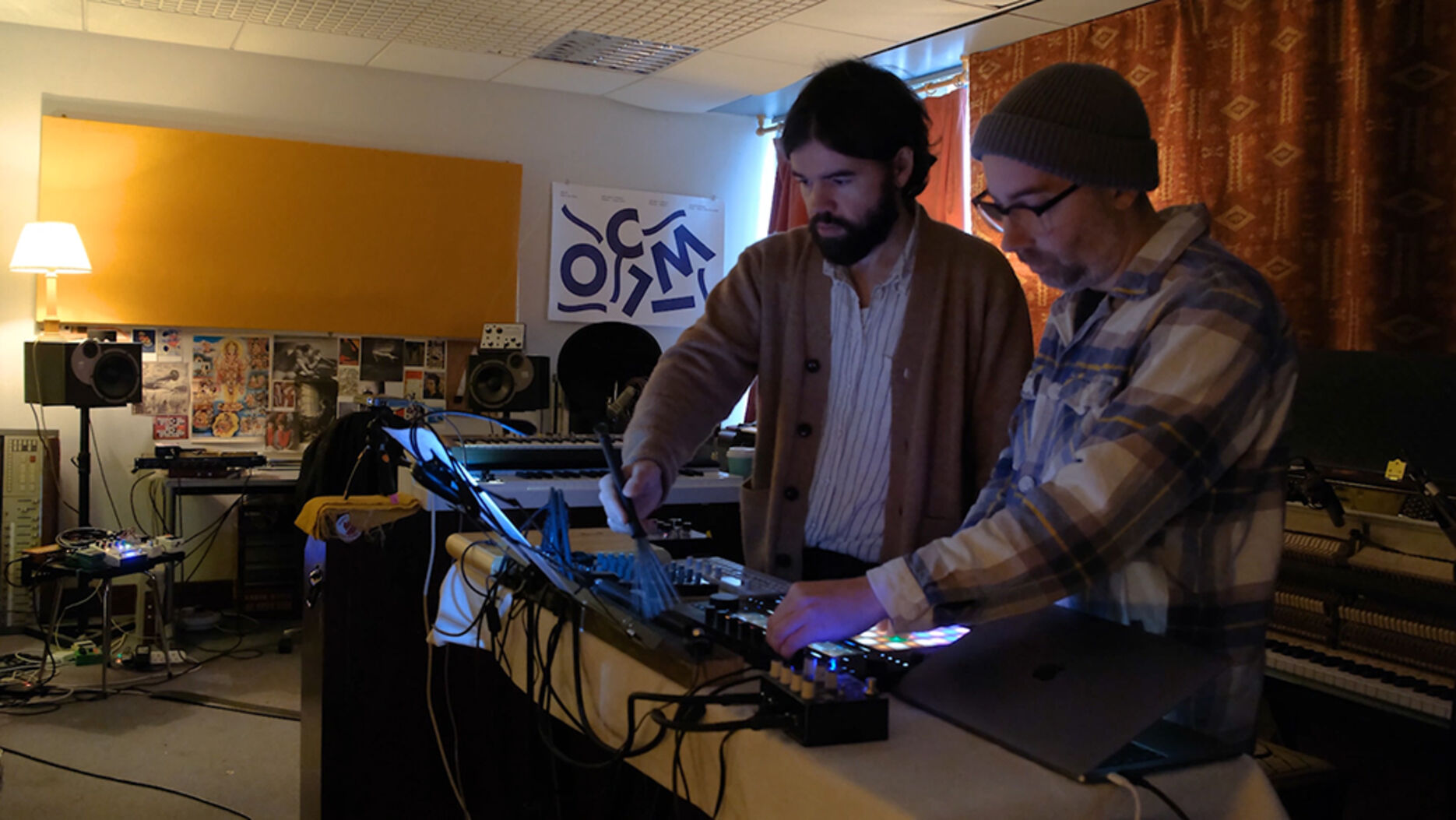  Andrew Wasylyk and Tommy Perman in their studio