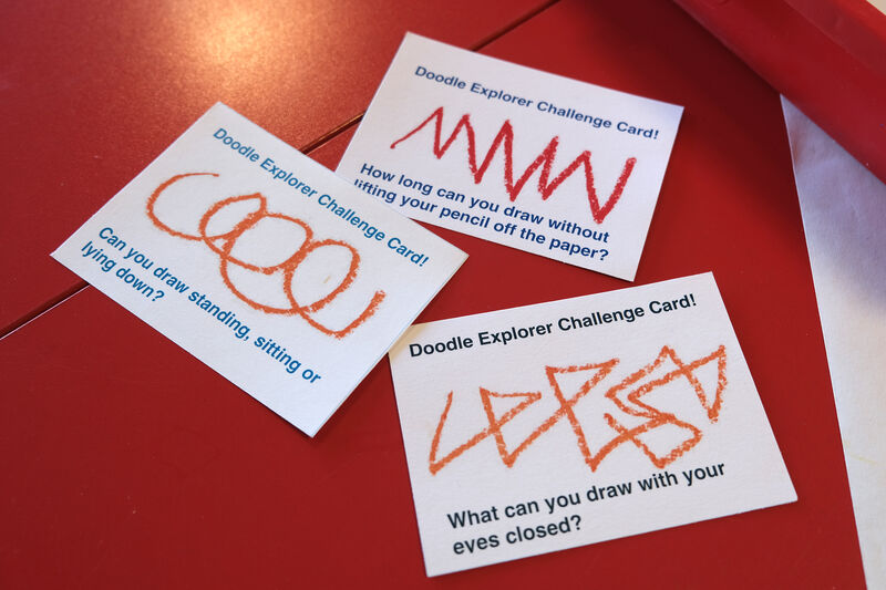 Doodle Explorer Challenge Cards in Create Space