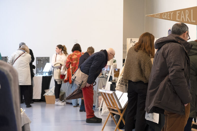 Gallery 2 full of shoppers at Crafted 2024