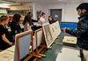 Pupils from Morgan Academy visiting National Galleries of Scotland Archieves