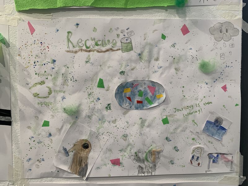 Poster about recycling