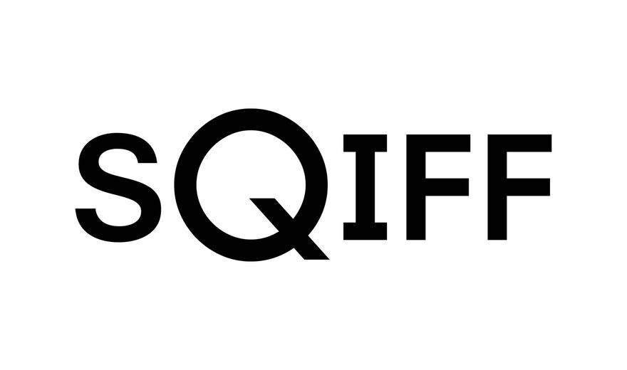 Black text on white background saying SQIFF