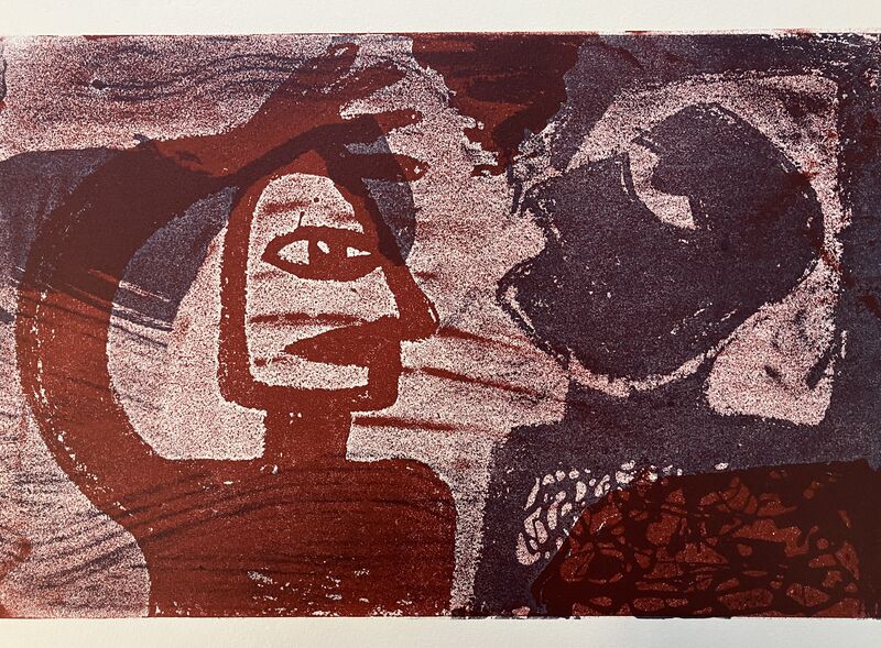 Print of two people