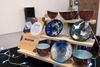 Display of copper bowls by Dundee Community Crafts