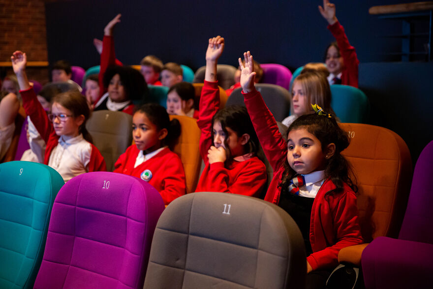 Children attend Discovery Film Festival