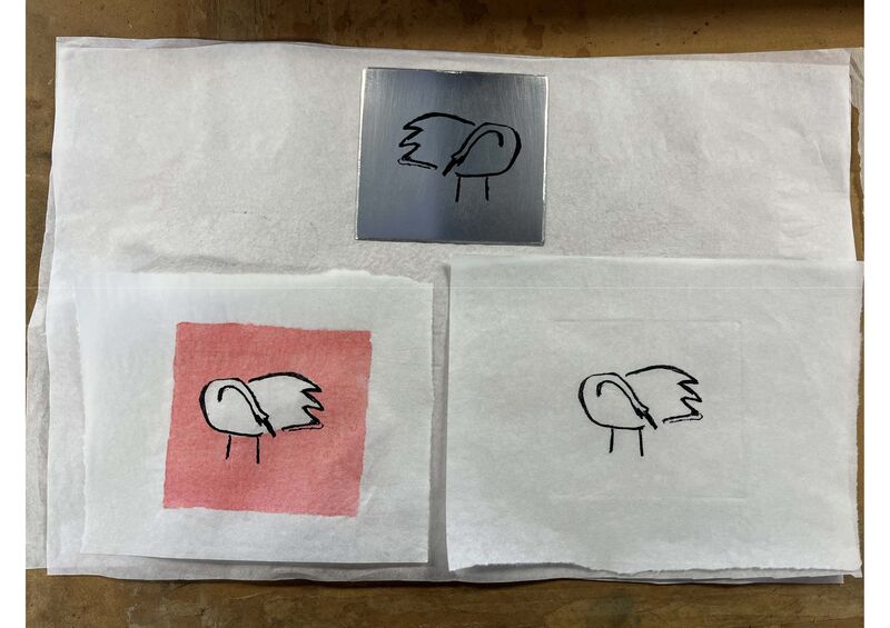 Swan print