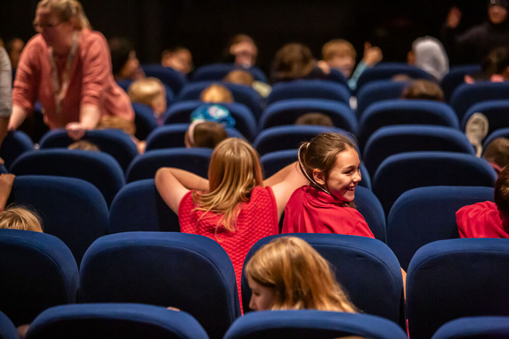 Children in the cinema at DCA