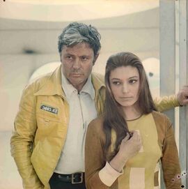A man and woman on a space station in Solaris