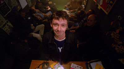 Young man enjoying a party in Human Traffic