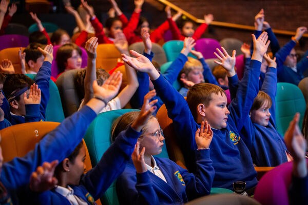School pupils attend Discovery Film Festival