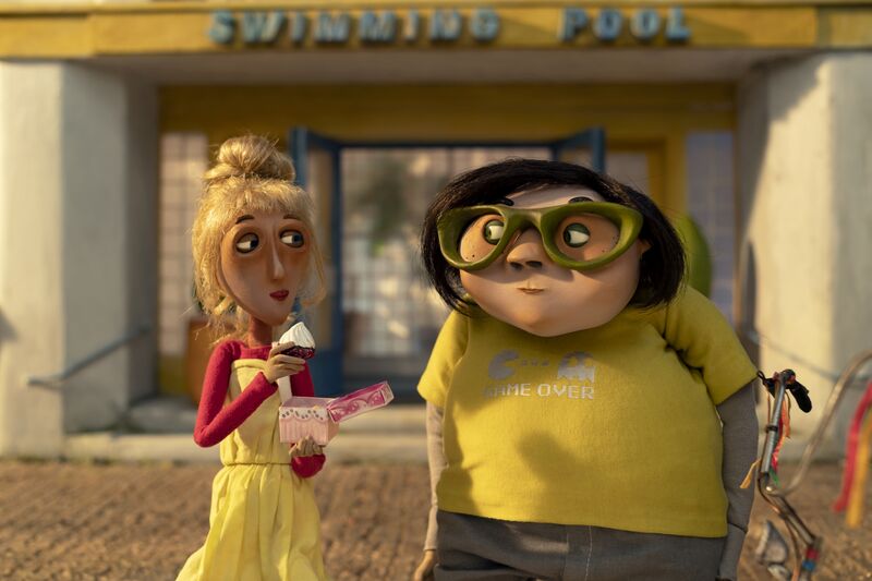 Claymation of two females