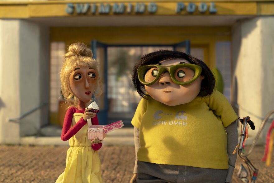 Claymation of two females