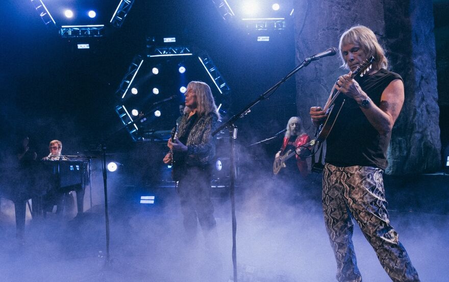 Spinal Tap band on stage