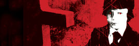 The Omen poster featuring child with red eyes