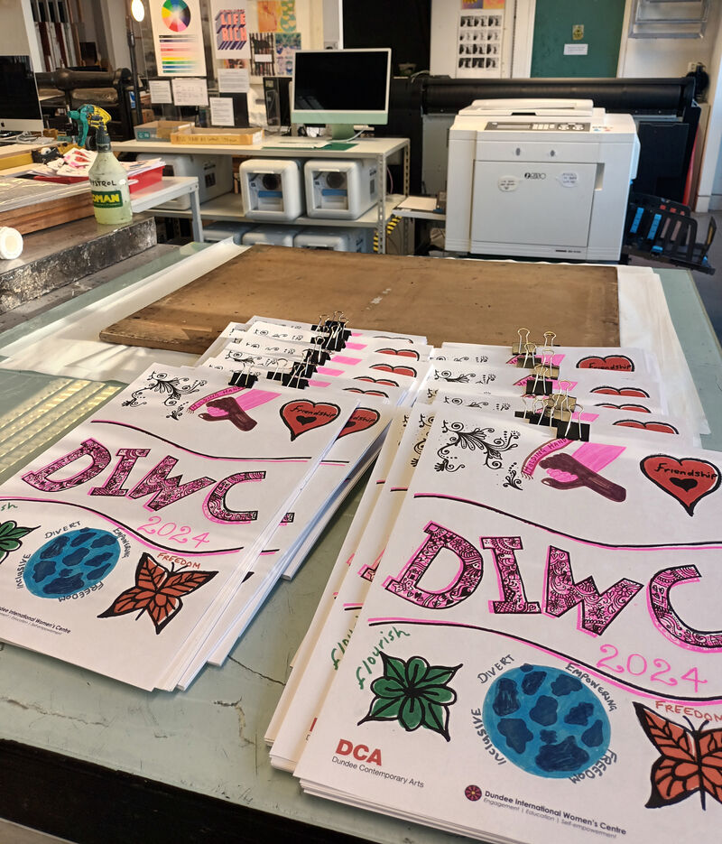 Flourish Calendars in DCA Print Studio 