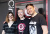 Dundead porgrammer Michael Coull with podcasters Becky Darke and Mike Muncer