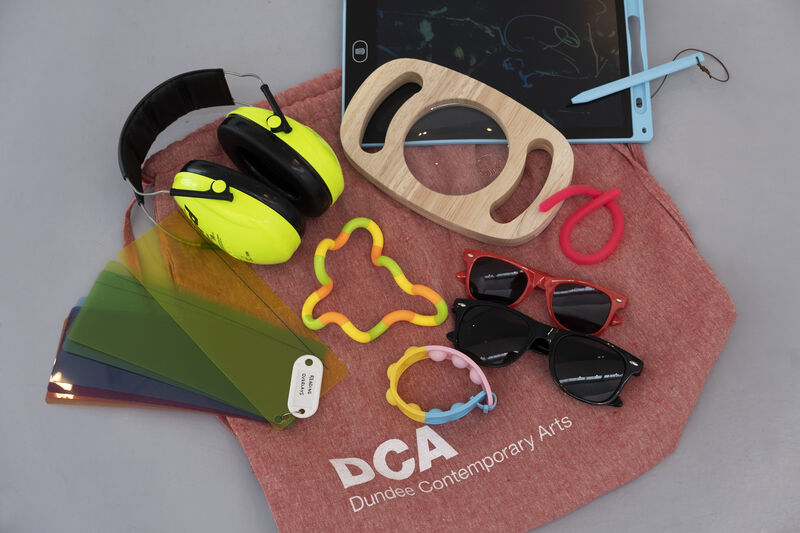 DCA galleries sensory bag for children