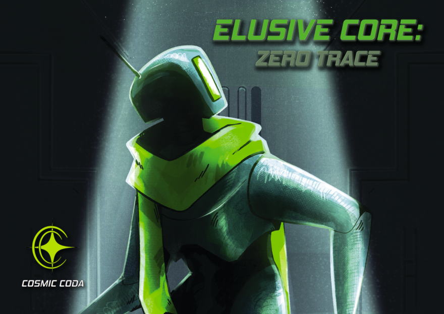 Animated image of a robot wearing all green