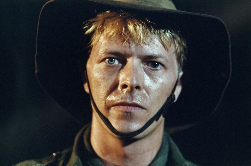 David Bowie in military uniform