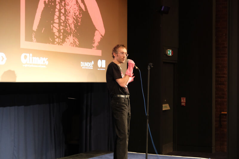 Michael Coull introducing The Rocky Horror Picture Show