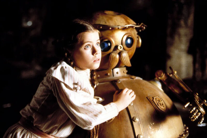 Dorothy holds onto TikTok the robot