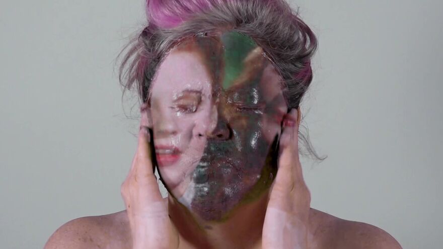 A figures face blurs between different faces