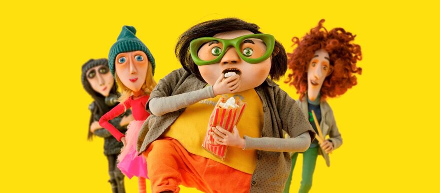 Four cool characters from Living Large animation.