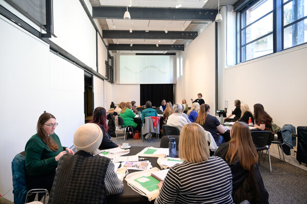 People attend an event in DCA Centrespace