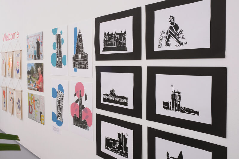 Artworks of Dundee landmarks