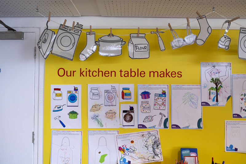 Our kitchen table makes in Create Space