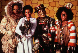 Image from the Wiz, the characters of the Wizard of Oz