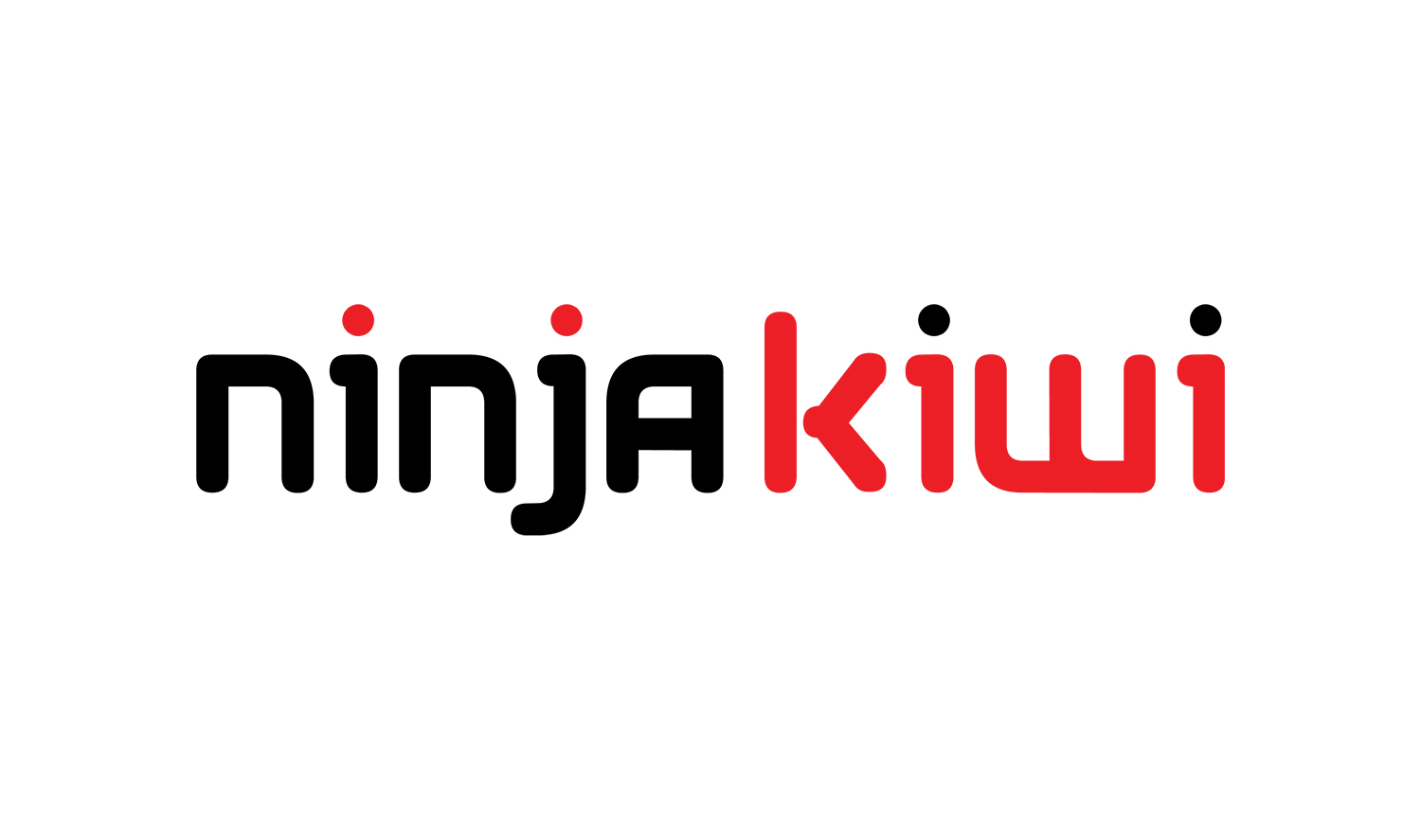 Ninja Kiwi logo in black and red