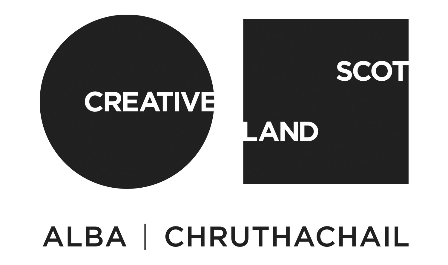 Creative Scotland Logo in black on white background