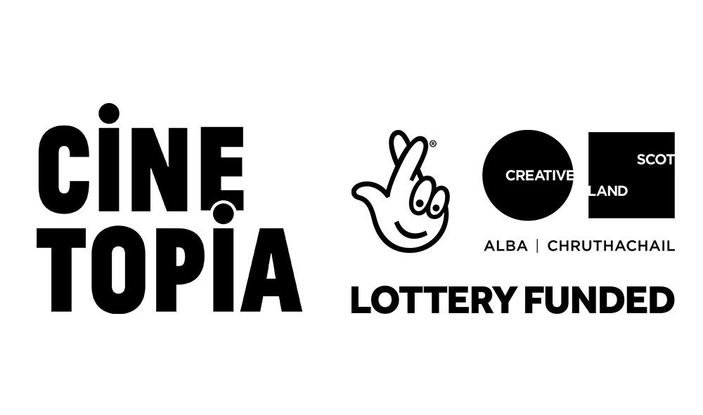Cinetopia and Creative Scotland Lottery logos