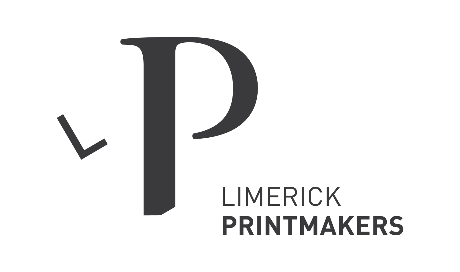 Limerick Printmakers logo with black P